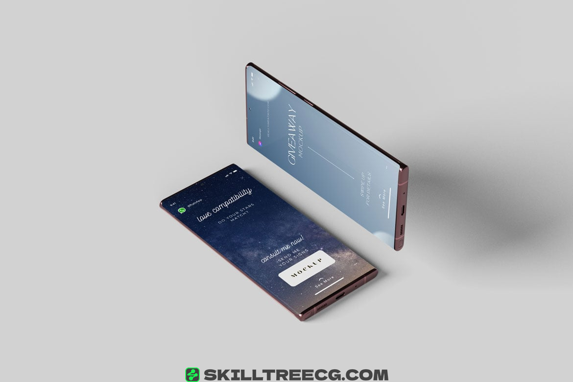 图片[3]-Smartphone Galaxy Note20 Ultra – Mockup（258665）-技能树